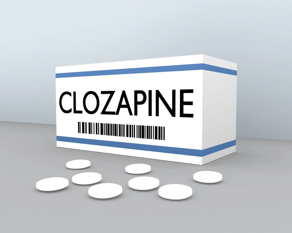 pudełko z klozapiną