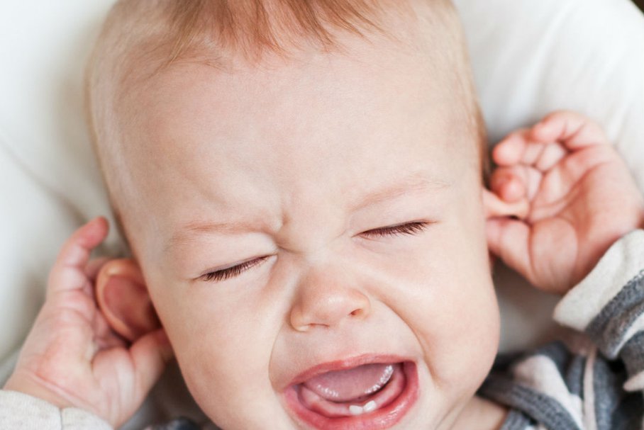 Zapalenie ucha środkowego u niemowląt