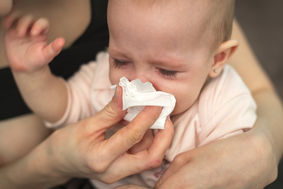 Objawy zatkanego nosa u niemowląt