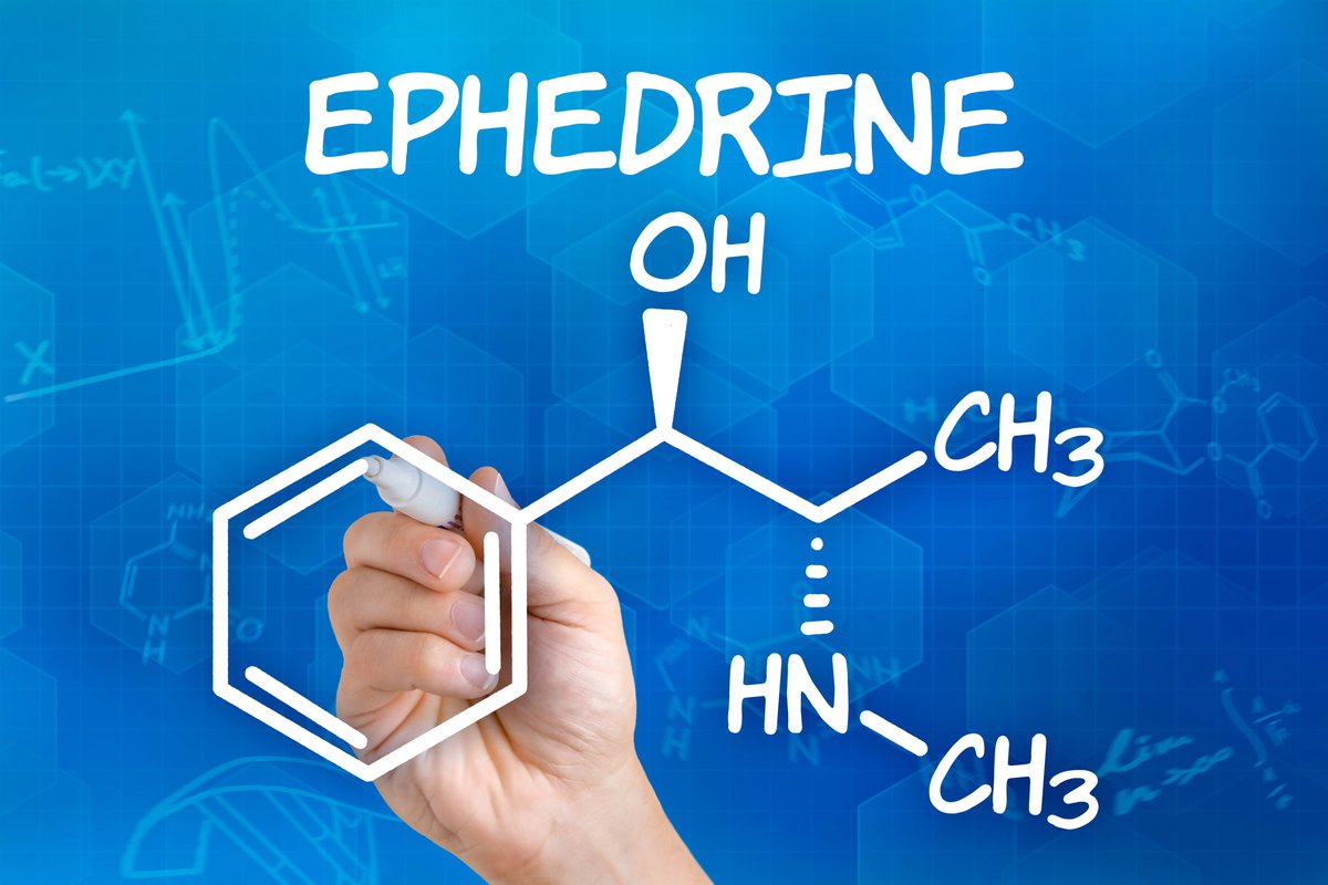 Struktura chemiczna efedryny