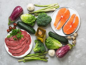 Produkty spożywcze zalecane w diecie Atkinsa.